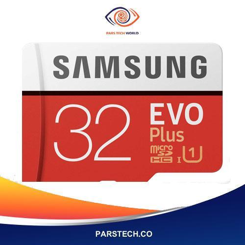کارت حافظه microSDHC سامسونگ مدل Evo Plus کلاس 10 استاندارد UHS-I U1 سرعت 80MBps ظرفیت 32 گیگابایت|پارس تک