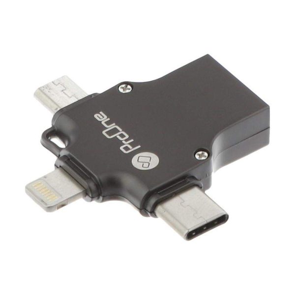 مبدل لایتنینگ به USB-C / USB / micro USB پرووان مدل PCO04